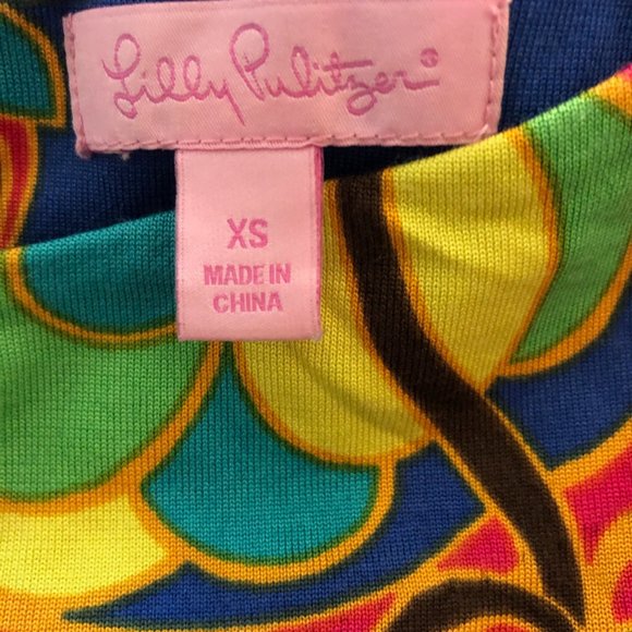 Lilly Pulitzer One Shoulder Dress Size XS - Picture 2 of 2